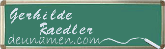 Gerhilde Raedler Visitenkarte